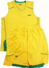 Комплект баскетбольной формы Cliff 3277 2XL 48-50 Желтый